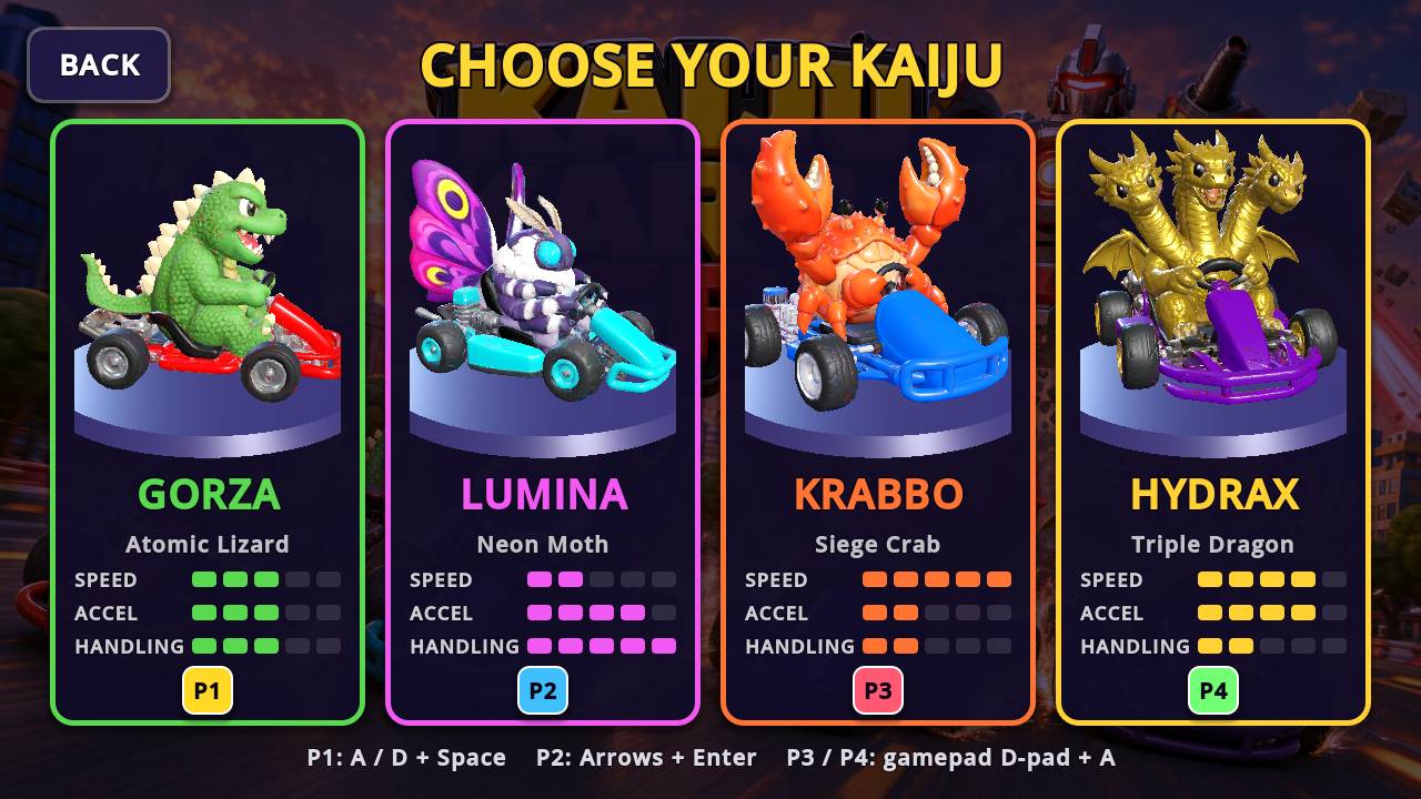 Screenshot 2 of Kaiju Kart GP